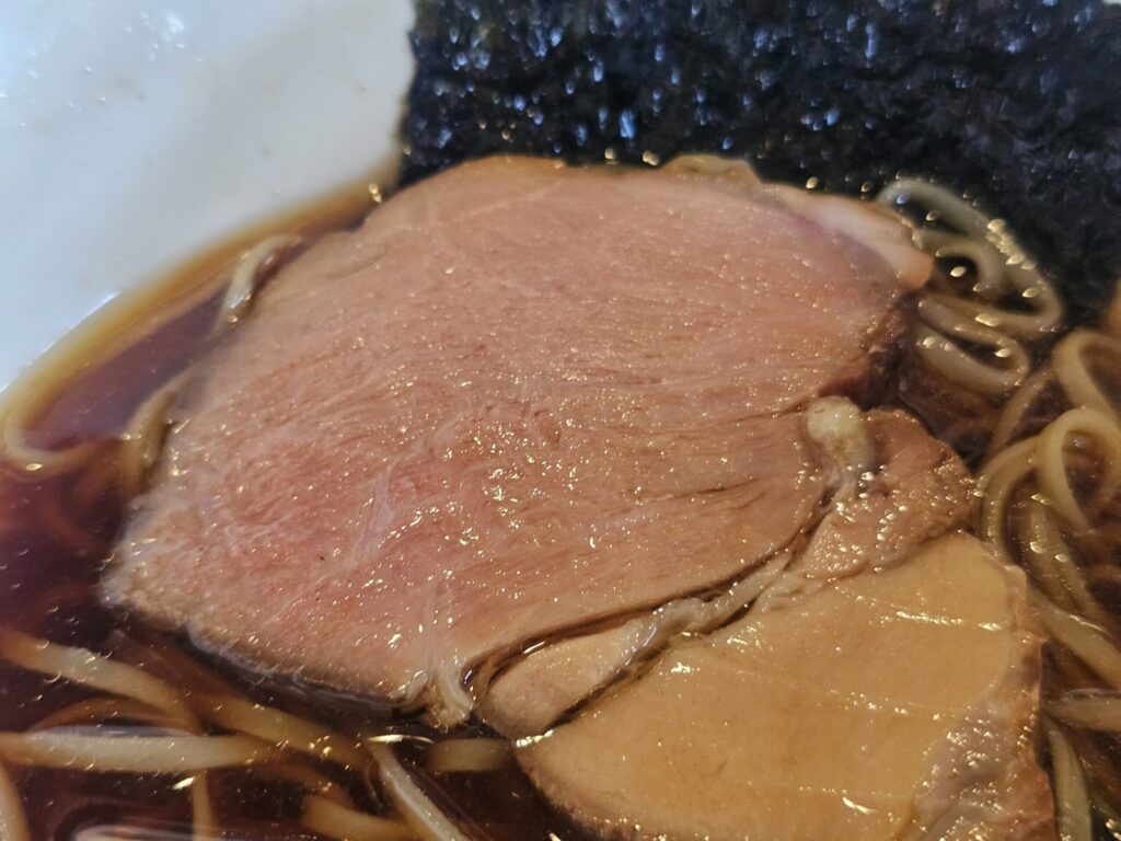 本八幡『菜』のらーめん（醤油）のチャーシュー